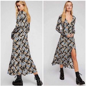 NWOT Free People Gates to the Garden Midi Dress, size US0